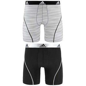 New, Adidas Moisture Wicking Performance Underwear 9'' Midway Men Small; 2 Pack
